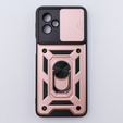 Case for Motorola Moto G54 5G, CamShield Slide, pink rose gold