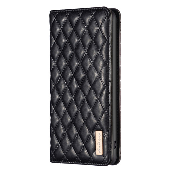 Flip case for Samsung Galaxy A35 5G, Wallet, BINFEN COLOR, black