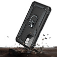 Armor Case for Xiaomi Redmi Note 10 5G, Nox Case Ring, black