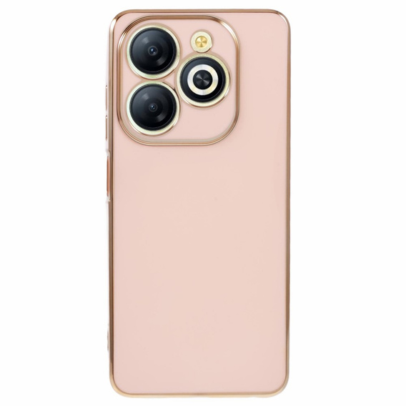 Case for Infinix Hot 40i, Glamour CamShield, pink rose gold