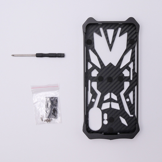 Armored case for Nothing Phone 2, Aluminum Alloy, black