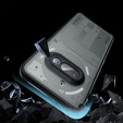 Case for Nothing Phone 3A, Fusion Hybrid, transparent / black