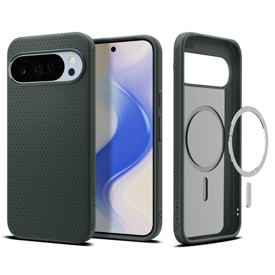 Spigen Liquid Air MagSafe case for Google Pixel 10 Pro XL, Abyss Green