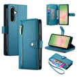 Flip case for Samsung Galaxy A56 5G, Wallet Zipper Pocket, blue