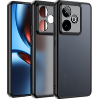 Case for Realme GT 7 / 7T, Fusion Hybrid, transparent / black