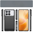 Case for Xiaomi Poco F6 Pro, Carbon, black