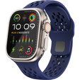 Silicone Strap for Apple Watch 1/2/3/4/5/6/7/8/SE/ULTRA 42/44/45/49MM, Navy Blue