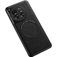 Case for OnePlus 12 5G, Leather Hybrid MagSafe, black