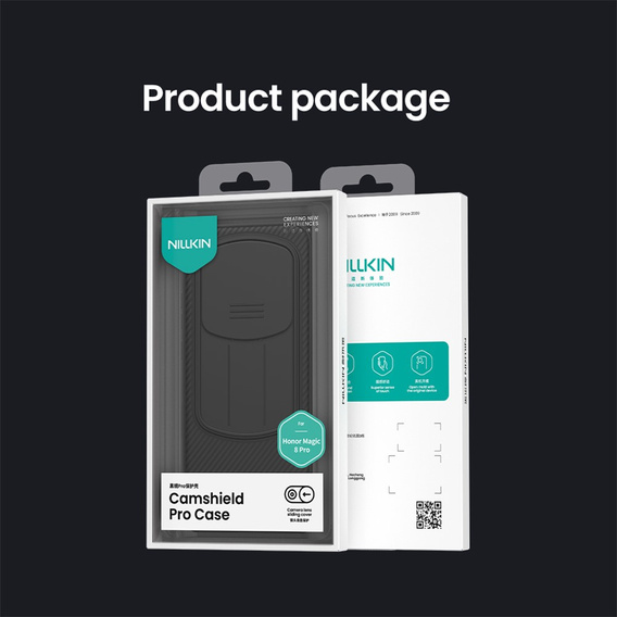 NILLKIN Camshield Pro case with camera cover for Honor Magic 8 Pro