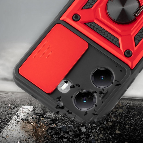 Case for Xiaomi Poco X7 Pro 5G, CamShield Slide, red