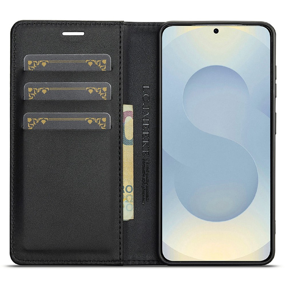 LC.IMEEKE Carbon flip case for Samsung Galaxy A57 5G, black