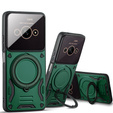 Armored Case for Xiaomi Redmi A3, Magnetic Ring, green
