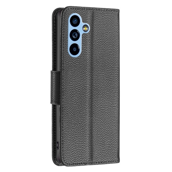Flip case for Samsung Galaxy A54 5G, Wallet Litchi Magnet, black