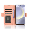 Flip case for Samsung Galaxy S25 FE, Card Slot, pink