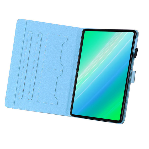 Case for iPad 10.2" 2021/2020/2019 (9/8/7 gen.), with flap, animal, blue