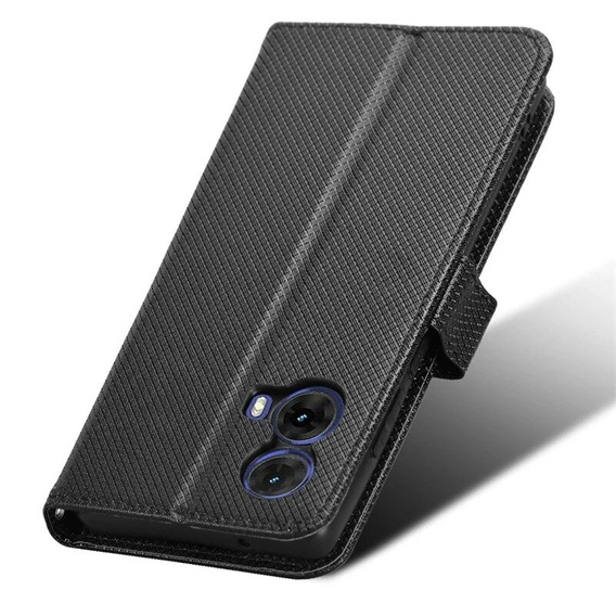 Flip case for Motorola Moto G85, Wallet Smart Magnet, black