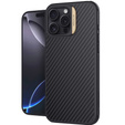 Nillkin Armored Case for iPhone 16 Pro, Carbon Fiber, for Magsafe, gold