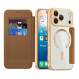Wallet MagSafe RFID flip case with camera protection for iPhone 17 Pro Max