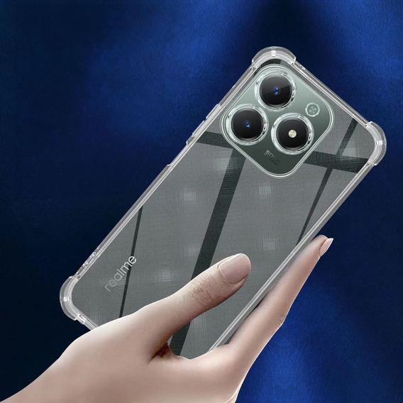 Case for Realme C61, Dropproof, transparent
