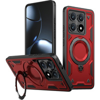 Case for Xiaomi 14T, Military MagSafe, red
