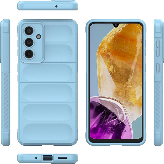 Case for Samsung Galaxy M55 5G, Gaming Shockproof, blue