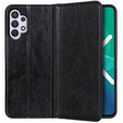 Case for Samsung Galaxy A32 4G, Wallet Litchi Leather, black