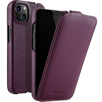 MELKCO flip case for iPhone 14, leather, flip, purple