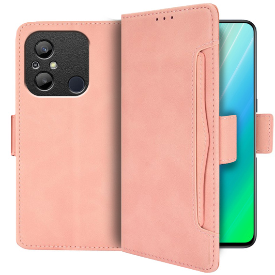 Flip case for Xiaomi Redmi 12C, Card Slot, pink