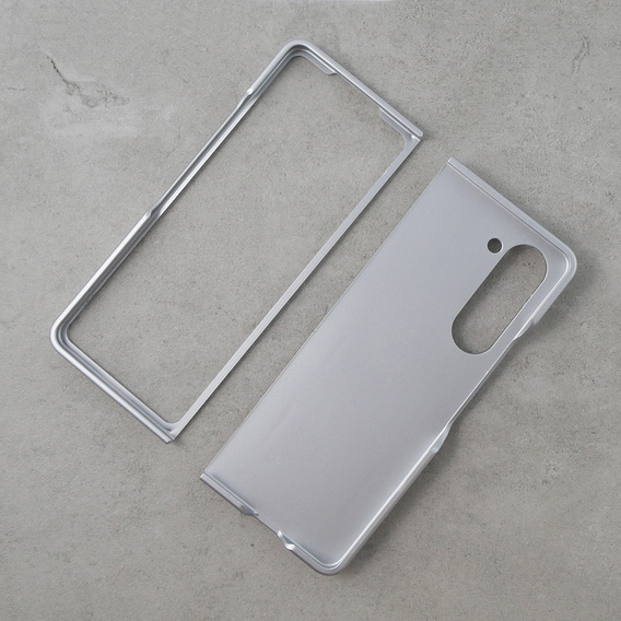 Case for Samsung Galaxy Z Fold5 5G, CamShield Slide, silver
