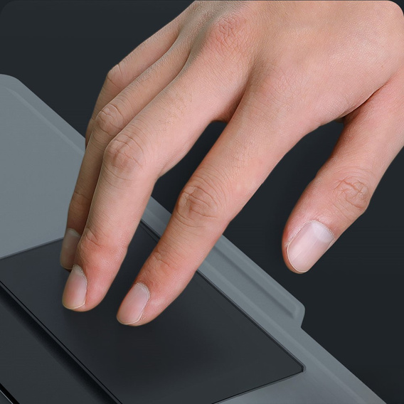 Case + keyboard Galaxy Tab S9, NILLKIN Bumper Pen Slot, black