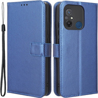 Flip case for Xiaomi Redmi 12C, Wallet, Smart Magnet, blue