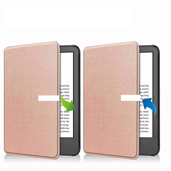 Case for Kindle 11, Smartcase, pink rose gold