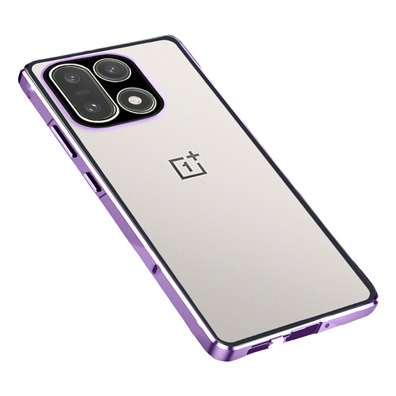 Magnetic Dual Glass Case for OnePlus 15 5G, purple