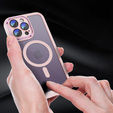 Case for iPhone 15 Pro Max, ERBORD Impact Guard, MagSafe, pink