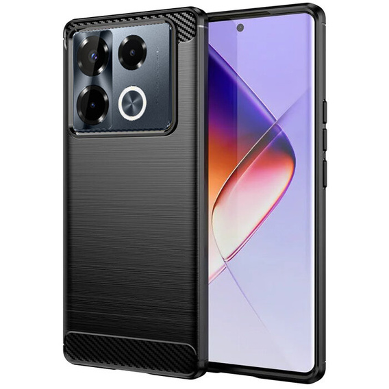 Case for Infinix Note 40 Pro Plus, Carbon, black