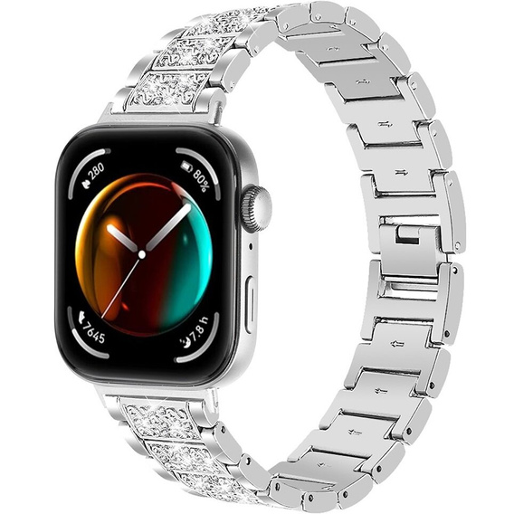 Diamond Bracelet for Xiaomi Smart Band 8 Pro, Silver