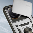 Case for Xiaomi Poco F7 Ultra, CamShield Slide, silver