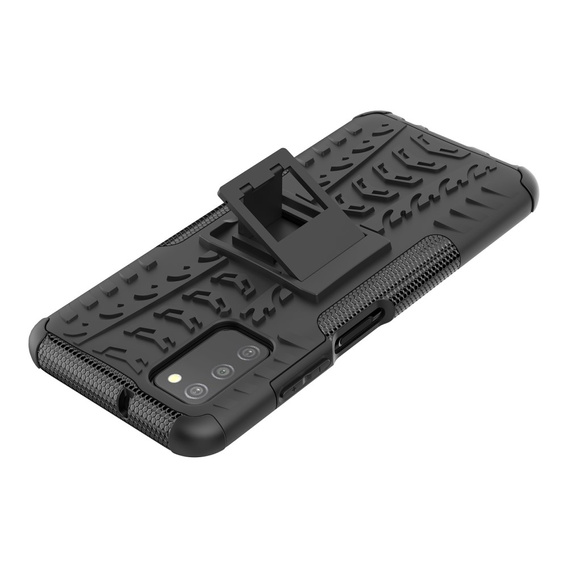 Case for Samsung Galaxy A03s, Tire Armor, black