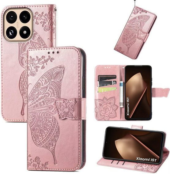 Butterfly flap case for Xiaomi 15T