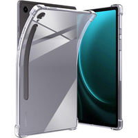 Case for Samsung Galaxy Tab S9 FE, with stylus holder, Silicone, Transparent