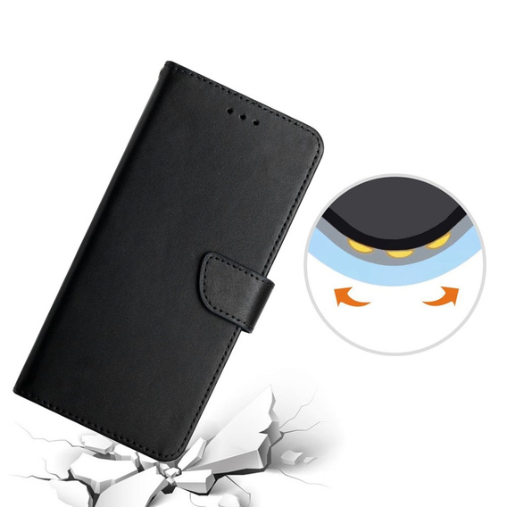Flip case for Samsung Galaxy Xcover 7, Split Leather, black