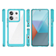 Case for Xiaomi Redmi Note 13 Pro 5G, Fusion Hybrid, transparent / blue