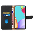 Flip case for Samsung Galaxy A35 5G, Split Leather Wallet, black
