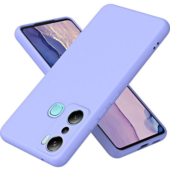 Case for Infinix Hot 20i, Silicone Lite, purple