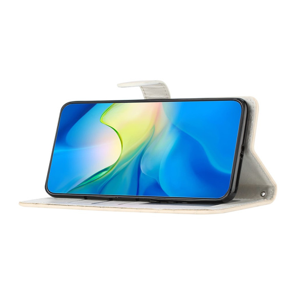 Flip case for Oppo A38 4G / Oppo A18 4G, Wallet, BINFEN COLOR, beige