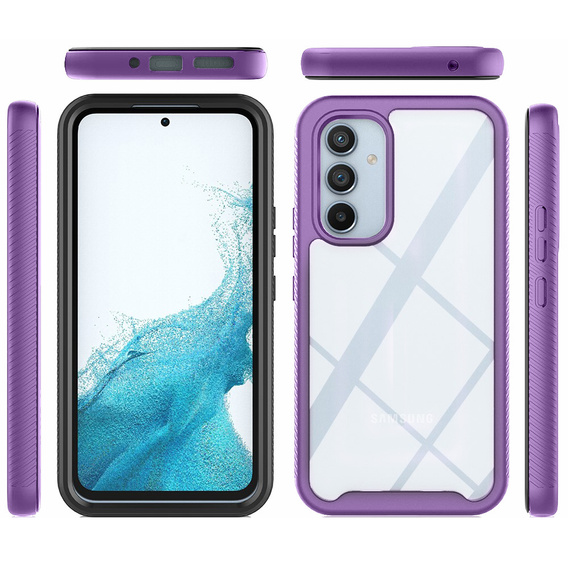 Case for Samsung Galaxy A34 5G, Shockproof, with film, purple