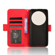 Flip case for Xiaomi 14 Ultra, Card Slot, red