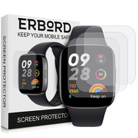 3x ERBORD hydrogel film for Xiaomi Redmi Watch 3