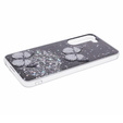 Case for Samsung Galaxy S24, Glitter Butterfly, black