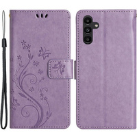 Flip case for Samsung Galaxy S23 FE, Butterfly, purple